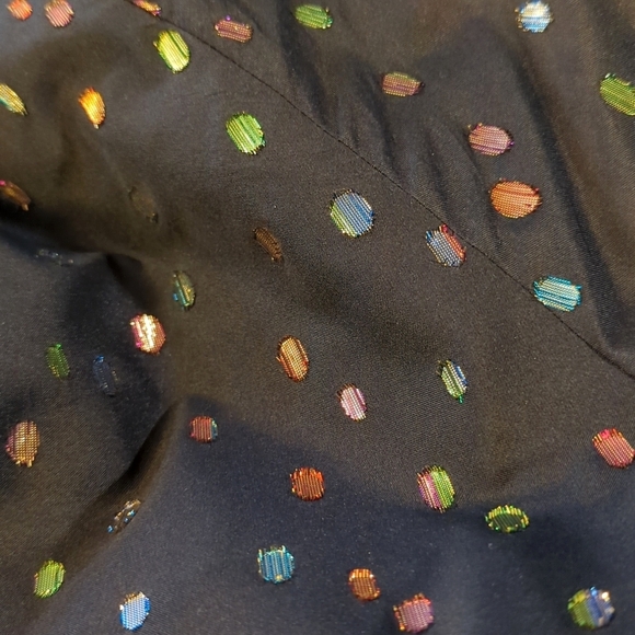 Yumi Kim Polka Dot Mini Party Dress Colorful Metallic Size S - Picture 13 of 16
